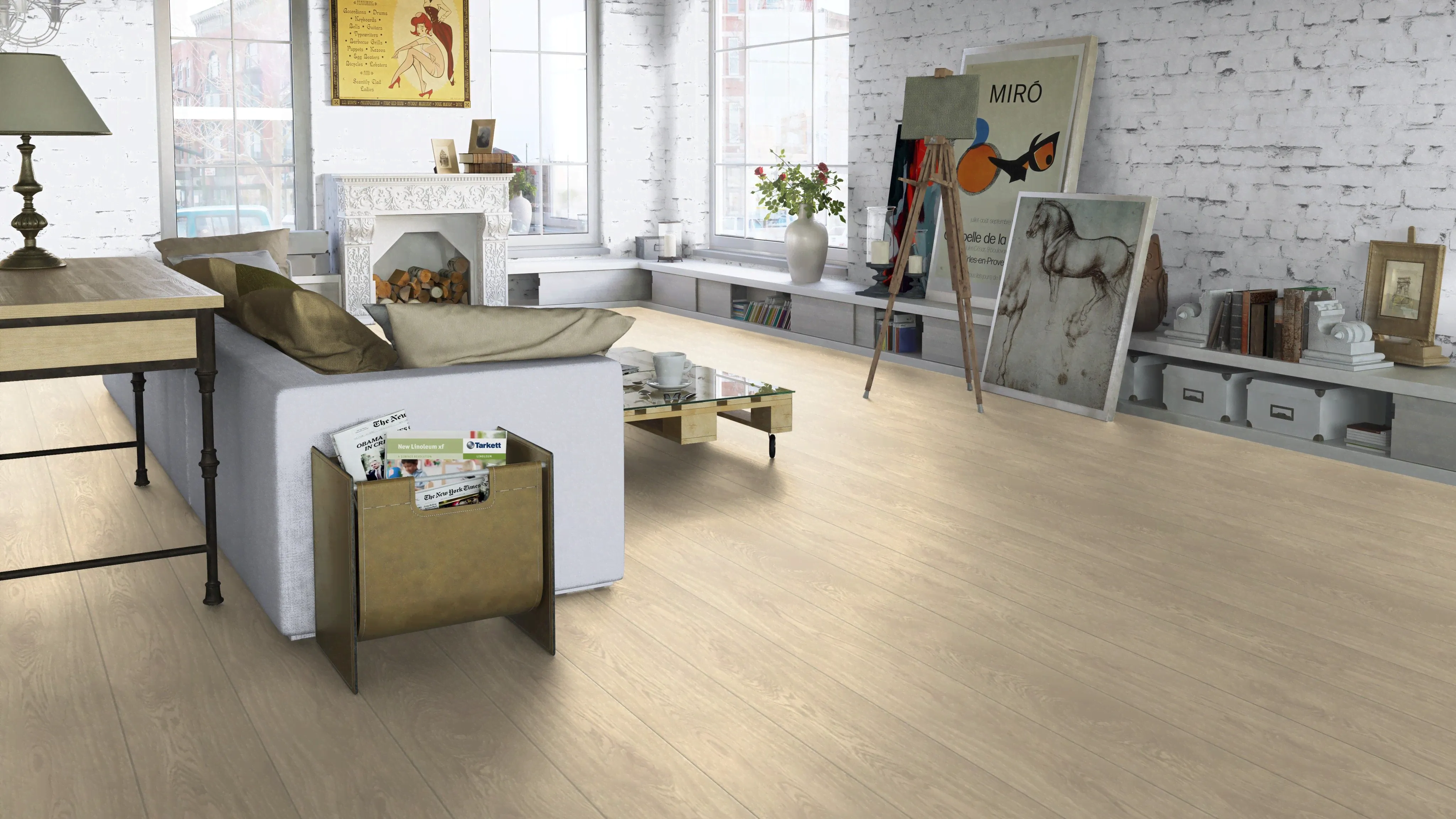 Плитка ПВХ (кварцвинил) TARKETT Lounge Husky-3
